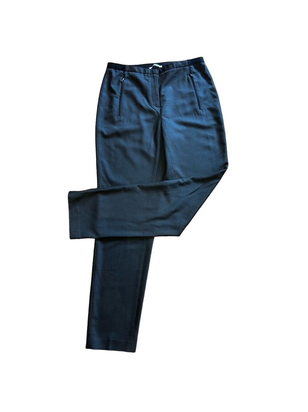 T. TAHARI Women’s Charcoal Slim Fit Trousers, Size 4